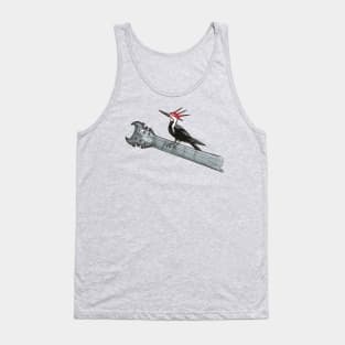 Punk Rock Woodpecker Tank Top